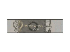 Bricoflor Zen Tapeten Bordüre Wellness Tapetenbordüre mit Buddha und Schriftzug Ideal für Badezimmer und Schlafzimmer Spa Wandbordüre in Grau Gold