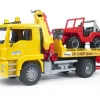 Bruder Spielzeug MAN TGA Abschlepp-LKW mit Geländewagen* Geschenkartikel