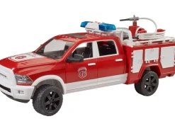 Bruder Spielzeug RAM 2500 Feuerwehreinsatzwagen mit Licht und Sound