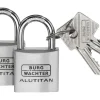 Burg Wächter Zylinder-Vorhangschloss Alutitan Set DUO 770 40 SB* Türvorhänge