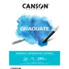 CANSON Graduate Aquarellpapier Fein A3 Naturweiß 20 Blatt* Künstlerzubehör