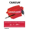 CANSON Graduate Öl- & Acrylmalpapier leicht aufgeraute Oberfläche A3 Naturweiß* Künstlerzubehör