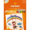 CANSON Kids Farbiges Zeichenpapier Glatt A4 10 verschiedene Farben 10 Blatt