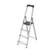 Casa Si Trittleiter Casa Step 4-stufig 145 cm x 43 cm x 12 cm Aluminium Klappbar