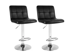CCLIFE 2er Set Barhocker Hocker Höhenverstellbar 62cm-82cm* Hocker