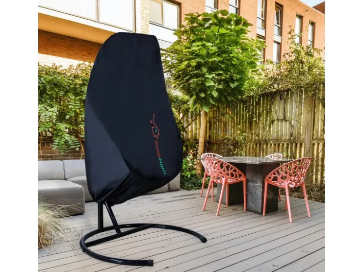 CCLIFE Hängesessel Abdeckung 190x145cm Schutzhülle für Hängesessel Winddicht UV Beständiges* Sessel