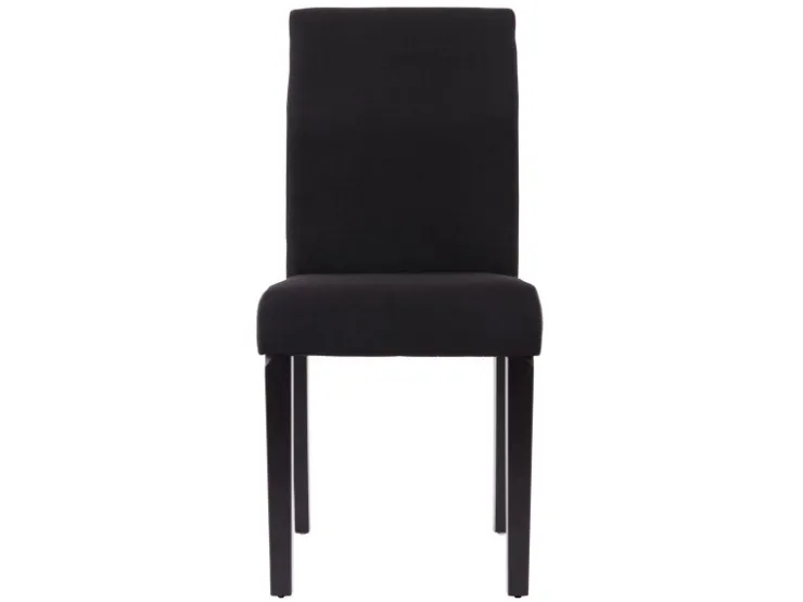CHEFGASTRO Esszimmerstuhl 2er-Set Klassisch & Zeitlos 90x43x56cm Sitzhöhe 45cm Textil Dunkle Beine