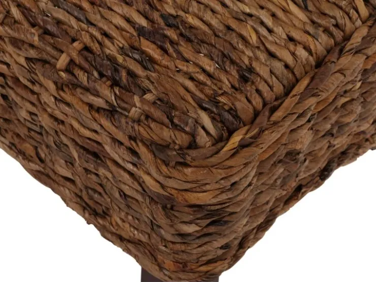 CHEFGASTRO Esszimmerstuhl 2er-Set Korbstuhl Stuhl Bananengeflecht 93x47x43cm Sitzhöhe 47cm Hell Ohne Kissen* Stühle