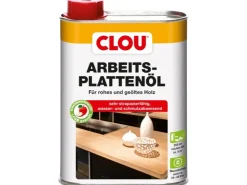 CLOU Arbeitsplatten-Öl Transparent 250 ml* Grundierung|Regale Massivholz