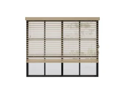 Cocoon Home Concepts Holz Jalousien 90 x 130 50mm Lamellen Naturel* Jalousien