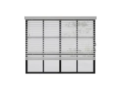 Cocoon Home Concepts Holz Jalousien 220 x 175 50mm Lamellen Weiß