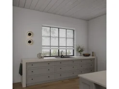 Cocoon Home Concepts Holz Jalousien 180 x 175 50mm Lamellen Weiß