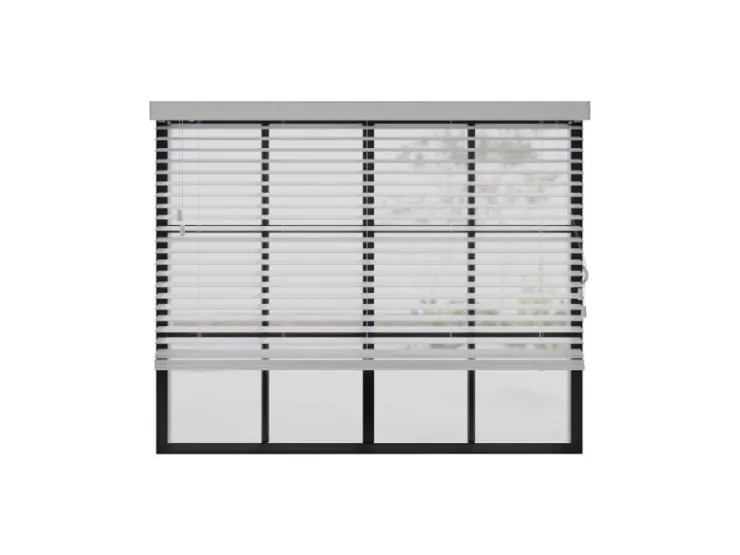 Cocoon Home Concepts Holz Jalousien 80 x 175 50mm Lamellen Weiß* Jalousien