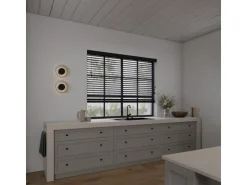 Cocoon Home Concepts Holz Jalousien 60 x 175 50mm Lamellen Schwarz* Jalousien