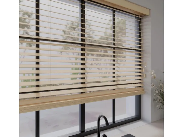 Cocoon Home Concepts Holz Jalousien 100 x 130 50mm Lamellen Naturel* Jalousien