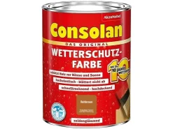 Consolan Wetterschutzfarbe Seidenglänzend 750 ml* Holzfarben|Außen-Fassadenfarben