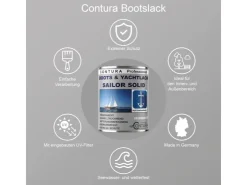 CONTURA Boots & Yachtlack Bootslack Holzlack Hartlack Klarlack 375ml Seidenmatt* Klarlacke