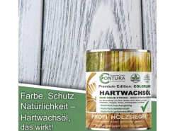 CONTURA Hartwachsöl Colorline FARBIG Fußbodenöl Parkettöl Möbelöl Holzöl 2,5 Liter 02 Raucheiche* Farbtester
