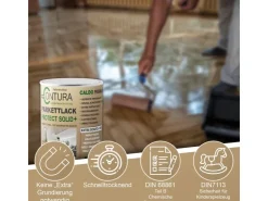 CONTURA Premium Protect Parkettlack Treppenlack Dielenlack Fußbodenlack Glänzend 2,5 Liter* Speziallacke