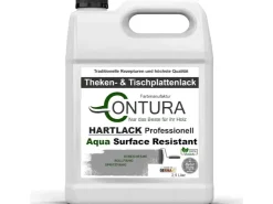 CONTURA Tischplattenlack Hartlack Treppenlack Lack & Universallack Grundierung Matt 2,5 Liter* Klarlacke
