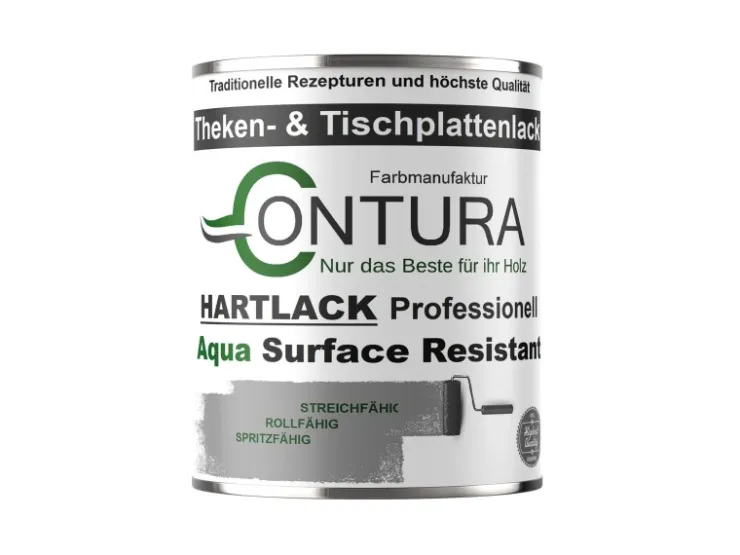 CONTURA Tischplattenlack Hartlack Treppenlack Lack & Universallack Grundierung Matt 750ml