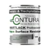 CONTURA Tischplattenlack Hartlack Treppenlack Lack & Universallack Grundierung Seidenmatt 375ml