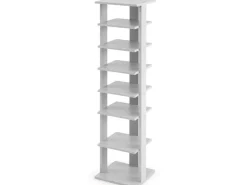 Costway 8 Stufiges Schuhregal Höhenverstellbar Holz Einzel* Holzregale