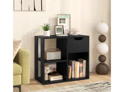Costway Bücherregal Holz 60 x 30 x 53 cm* Holzregale