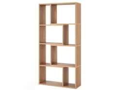 Costway Bücherregal mit 4 Ebenen Standregal mit 8 Fächern