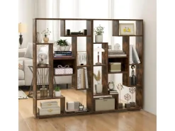 Costway Bücherregal mit 9 Fächern Standregal 120cm* Bücherregale