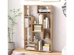 Costway Bücherregal mit 9 Fächern Standregal 120cm* Bücherregale