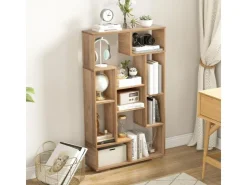 Costway Bücherregal mit 9 Fächern Standregal 120cm* Bücherregale