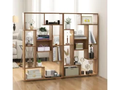 Costway Bücherregal mit 9 Fächern Standregal 120cm* Bücherregale