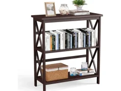 Costway Konsolentisch Holz 79 x 32 x 86 cm* Holzregale
