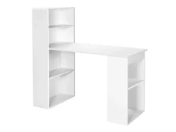 Costway Schreibtisch mit Bücherregal 122 x 56 x 122 cm