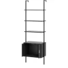 Costway 5-Stöckiges Leiterregal Bücherregal 60 x 35 x 184cm Schwarz