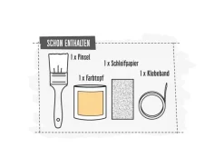 CREATE! by OBI DIY Farb-Set Senf 125 ml* Bastelfarben
