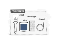 CREATE! by OBI DIY Farb-Set Tinte Blau 125 ml* Dekorative Figuren|Bastelzubehör