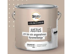 CREATE! by OBI Lieblingsfarben Wandfarbe Justus matt 2,5 l