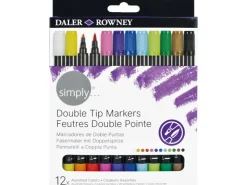 Dailer Rowney Doppelspitzenmarker Simply 12er Etui