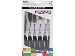 Daler-Rowney Daler-Rowney Palettenmesser-Satz 6 sortierte Messer* Künstlerzubehör