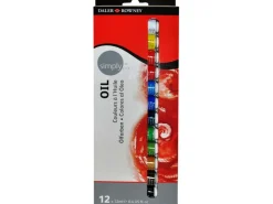Simply Daler-Rowney Ölfarben-Set mit 12 x 12 ml Farbtuben