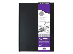 Daler Rowney Daler-Rowney Simply Skizzenbuch Mittlere Körnung Hardcover A3* Künstlerzubehör