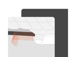 DAPRONA Vogelschutzgitter Lüftungsband 60m x 80mm Aluminium* Insektenschutz