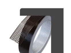 DAPRONA Vogelschutzgitter Lüftungsband 60m x 80mm Aluminium Braun* Insektenschutz