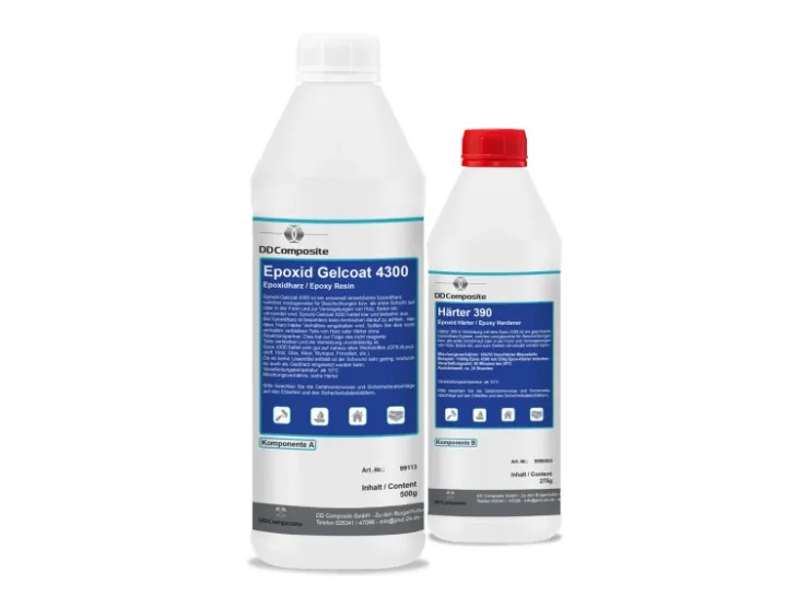 DD Composite 500g Epox 4300 + 275g Härter 390* Lacke Mischen