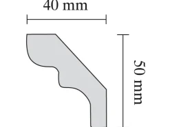 Decorate Zierprofil-Set XZL06 Weiß 12 x 2 m* Zierprofile|Deckenplatten
