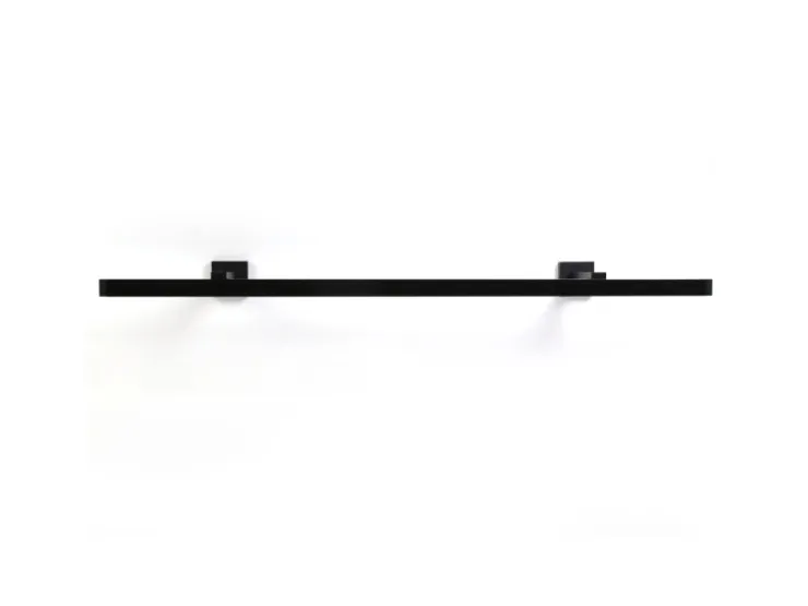 Deco-Raum Gardinenschiene nach Maß 1-Lauf Cube Schwarz 210cm* Plissees