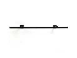 Deco-Raum Gardinenschiene nach Maß 1-Lauf Cube Schwarz 420cm* Gardinenschienen