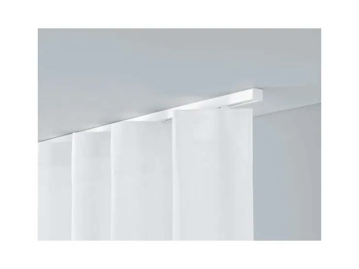 Deco-Raum Gardinenschiene nach Maß 1-Lauf Square 220cm* Vorhänge